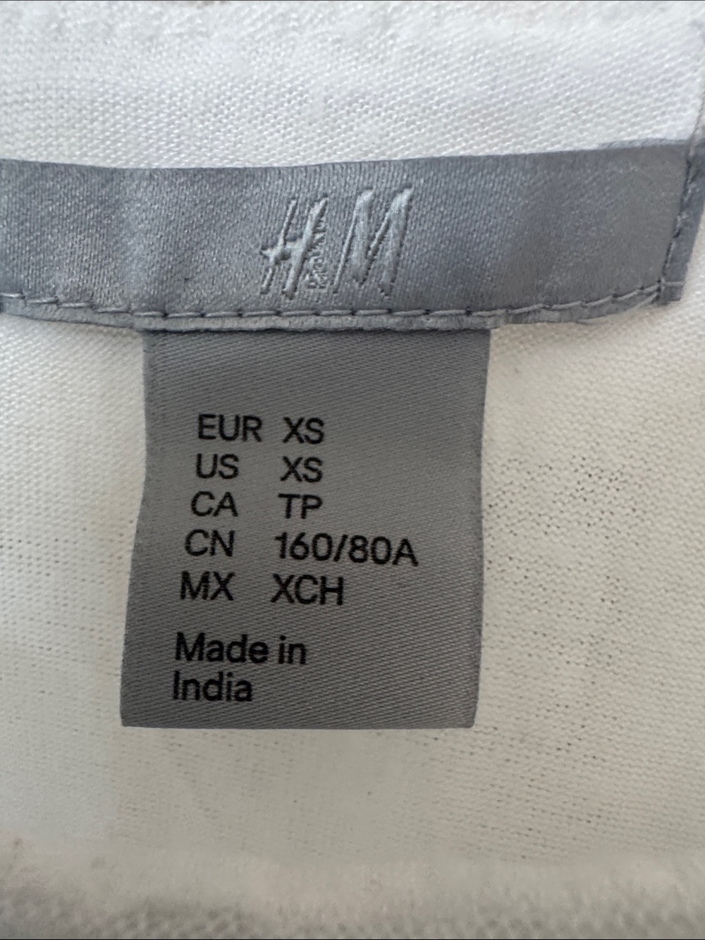 H&M White Beaded Lace-Trim Scoop Neck Camisole Top - Picture 2 of 5